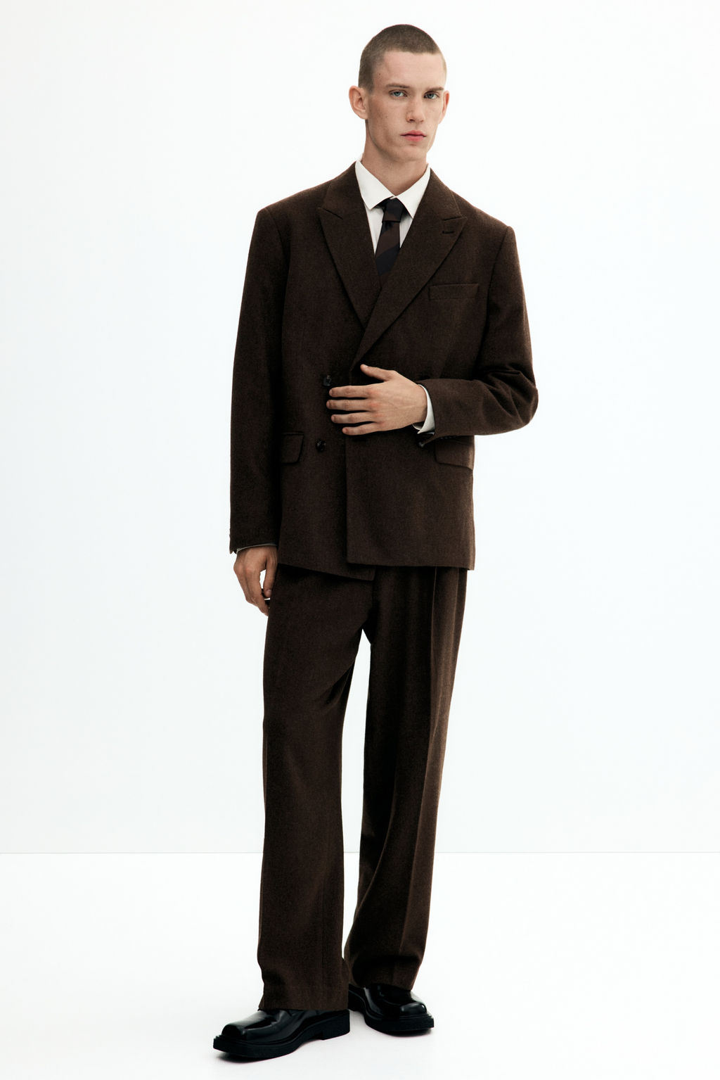 Americana de doble botonadura Relaxed Fit - H&m фото 4