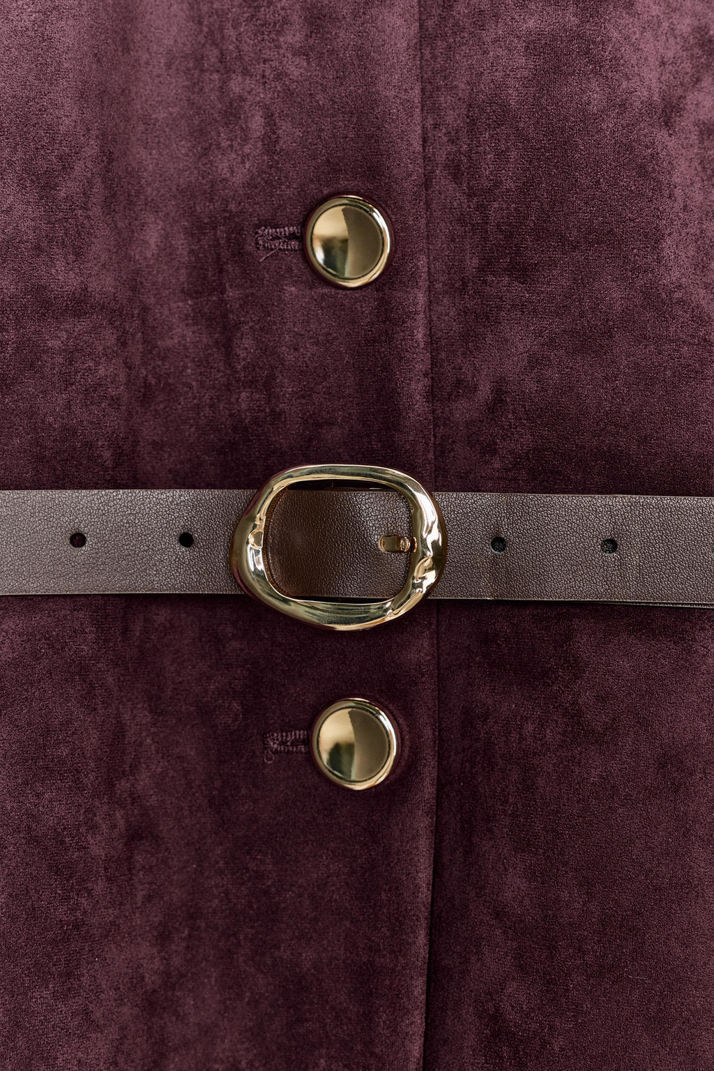 FAUX SUEDE BLAZER WITH BELT - Zara фото 8