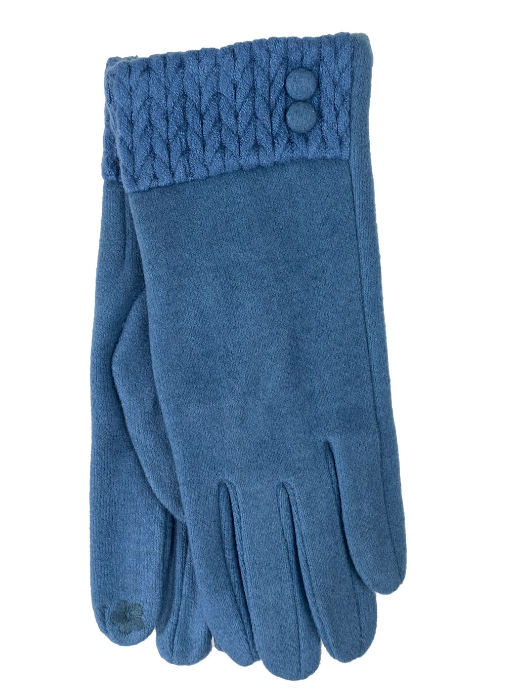 Элегантные женские перчатки из кожи и велюра, цвет шоколад - Greta фото 4