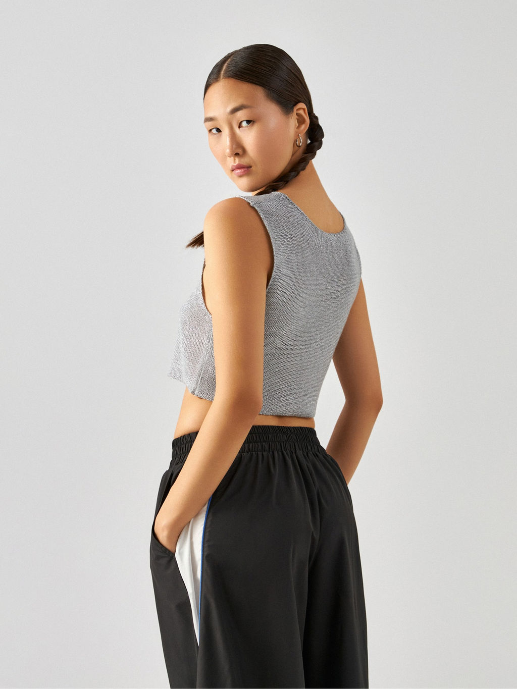 10200400062 Жилет жен. Kattie серебряный - Concept club фото 2