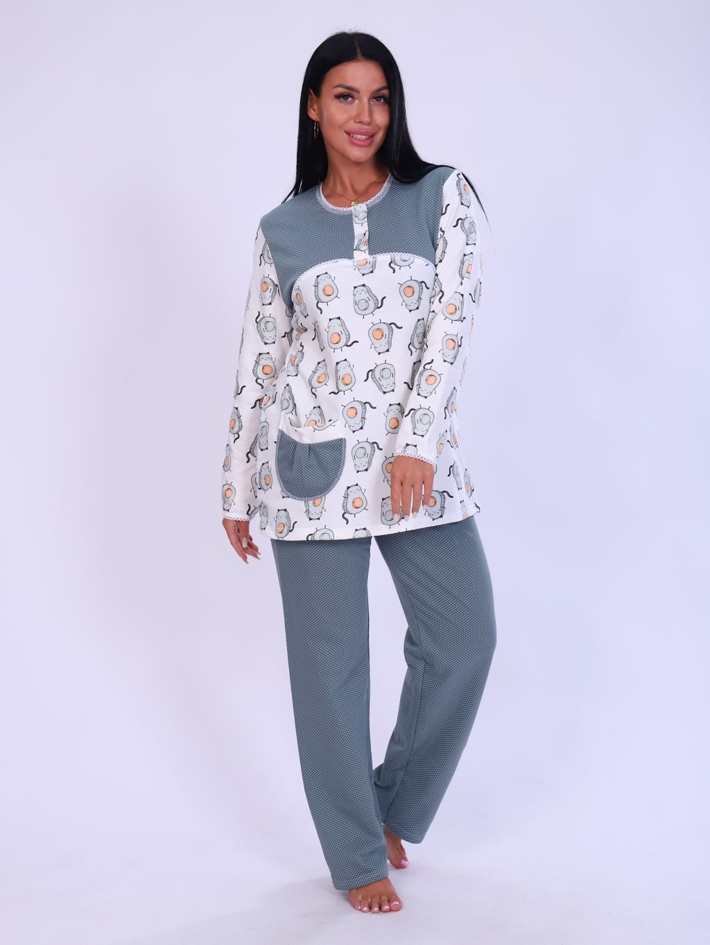 М42 Пижама со светлыми рукавами - Иванушка-трикотаж фото 7