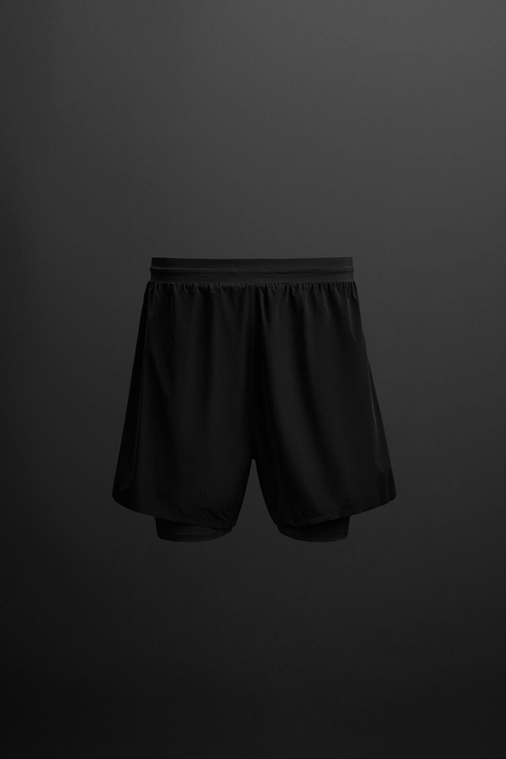 2-IN-1 PERFORATED SHORTS - Zara фото 7