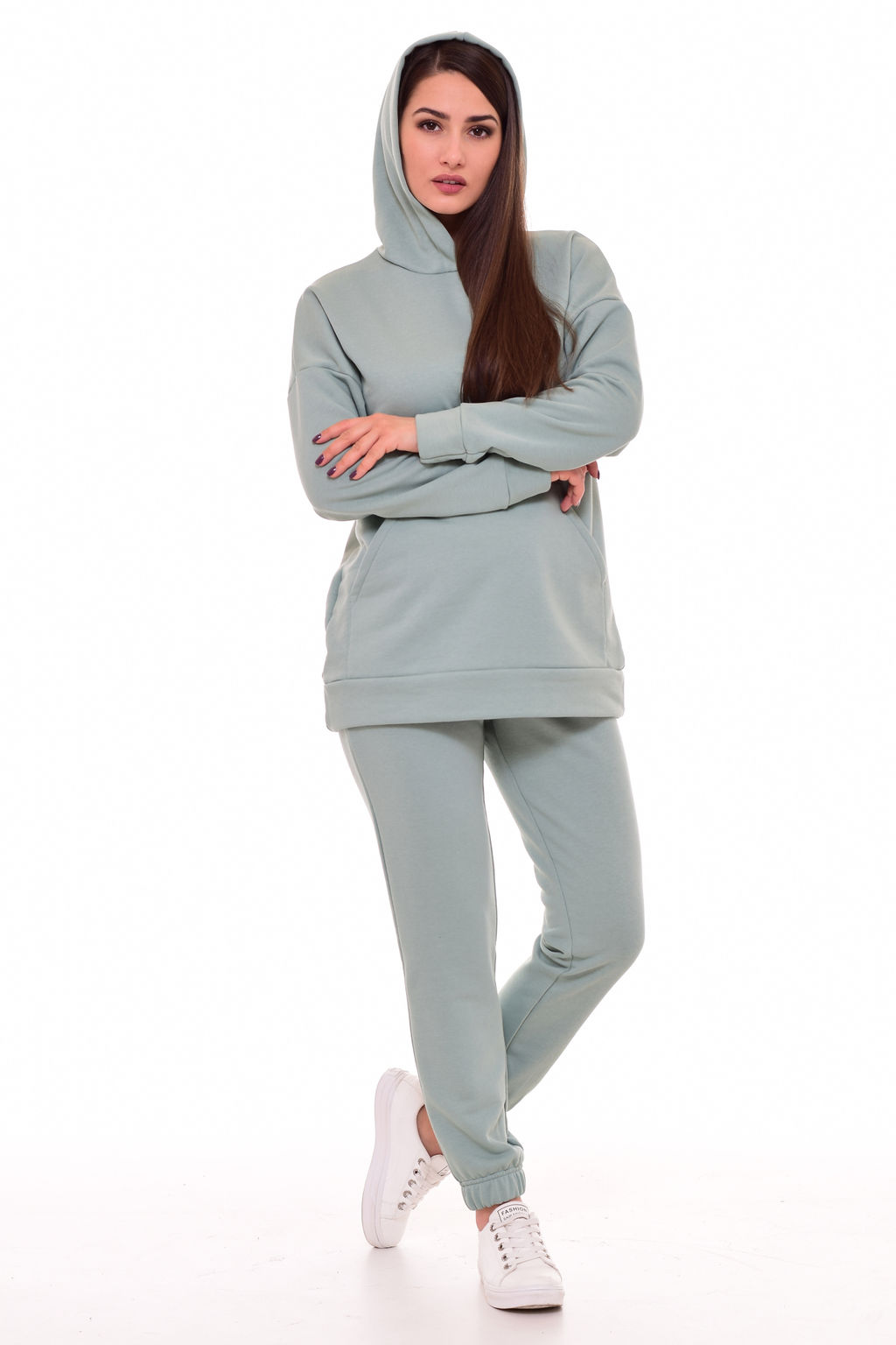 Костюм женский с шапкой 5-277 (ментол)