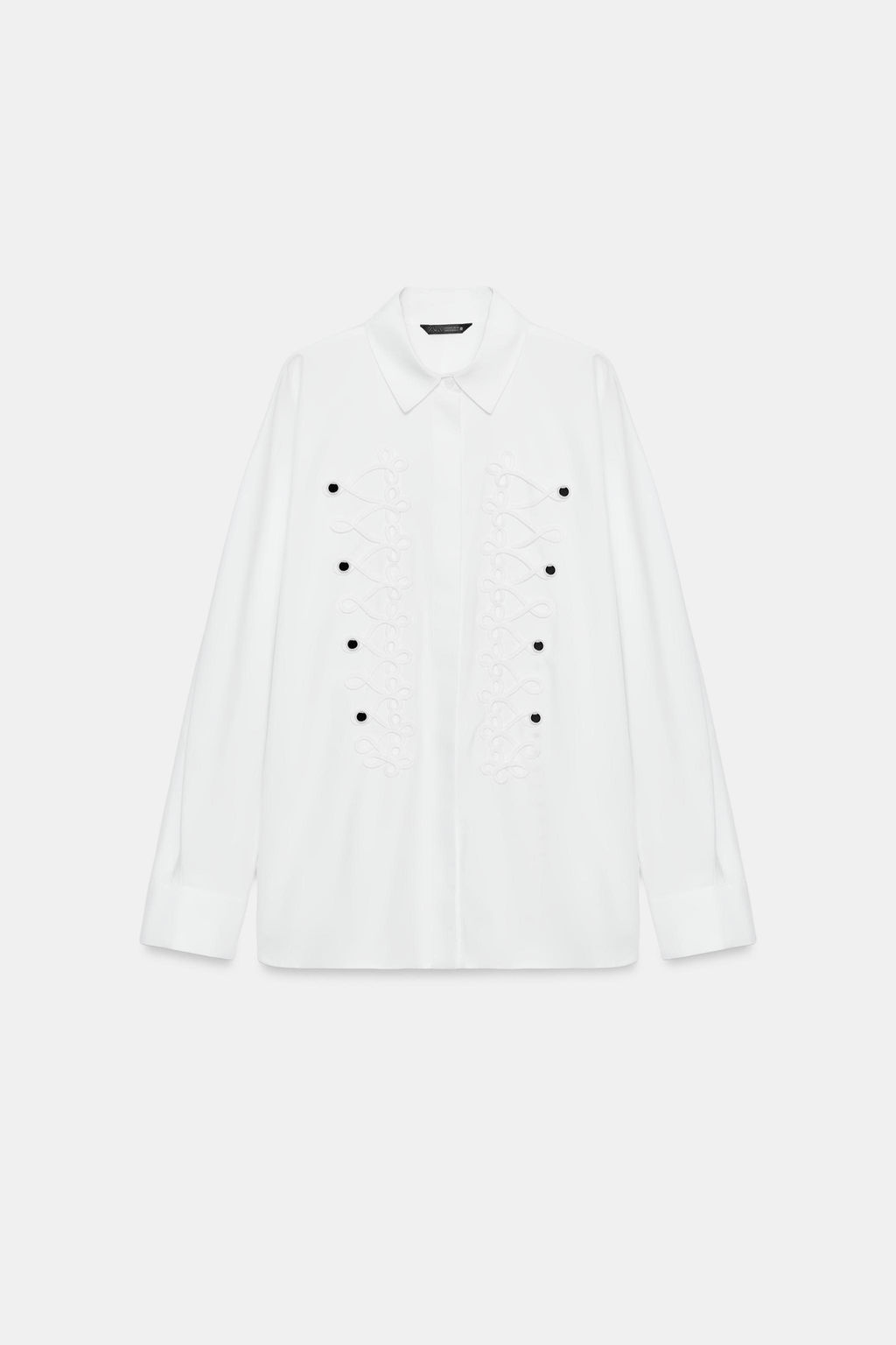 CAMISA POPEL?N ALAMARES / Blanco
