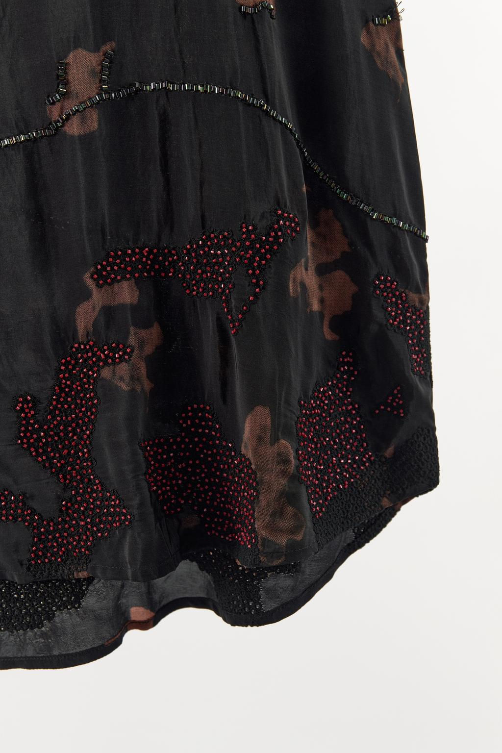 BEADED HIGH NECK TOP - Zara фото 7