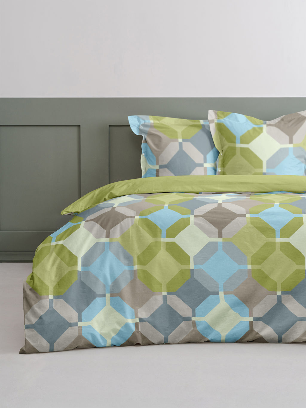 КПБ ЭКОДОМ Персик 9864-1/1,5сп - Шуйские ситцы фото 2