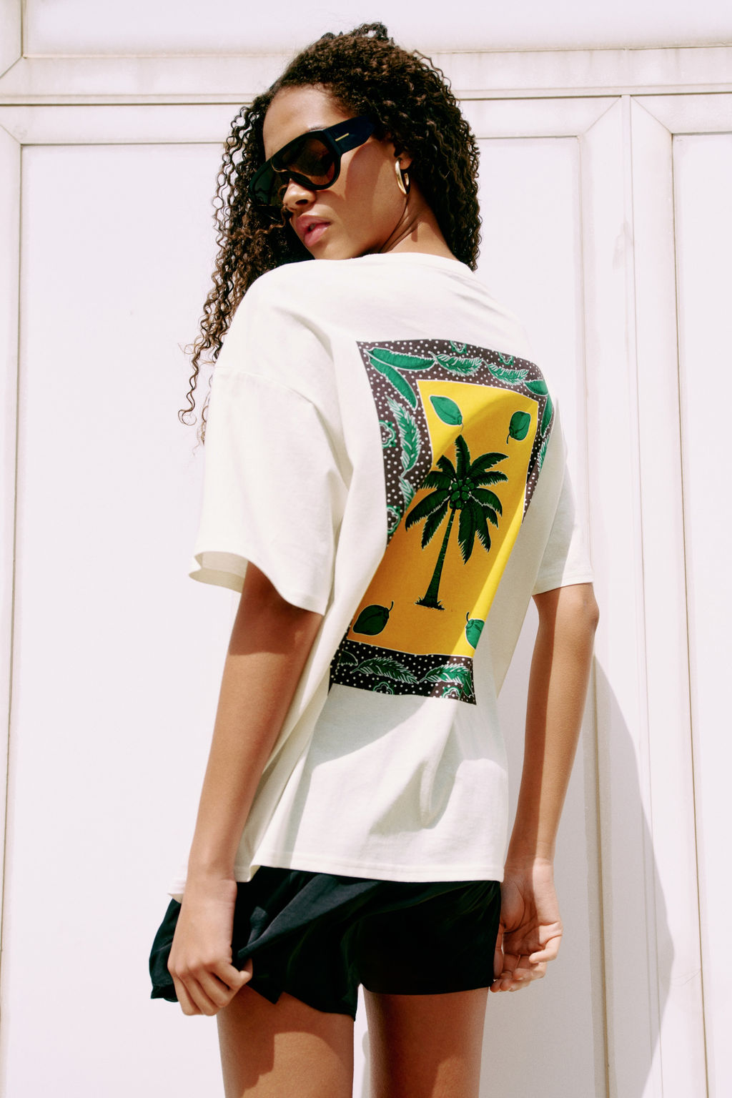 Camiseta oversize estampada - H&m фото 7