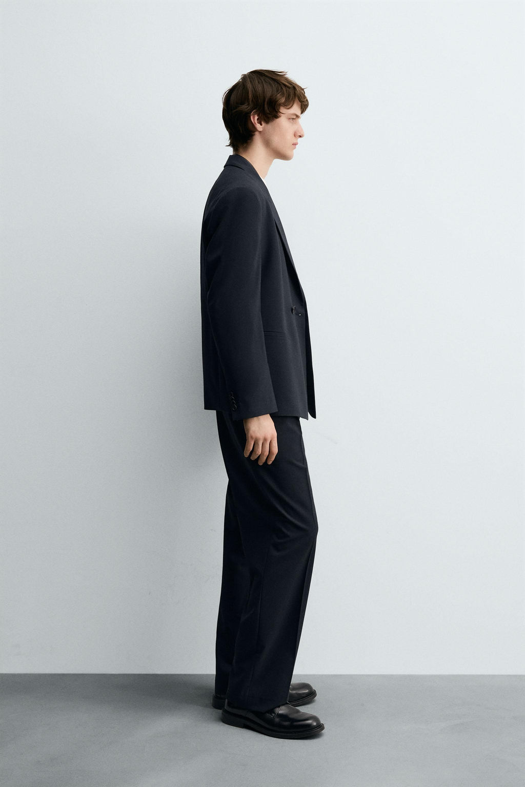 STRIPED SUIT TROUSERS