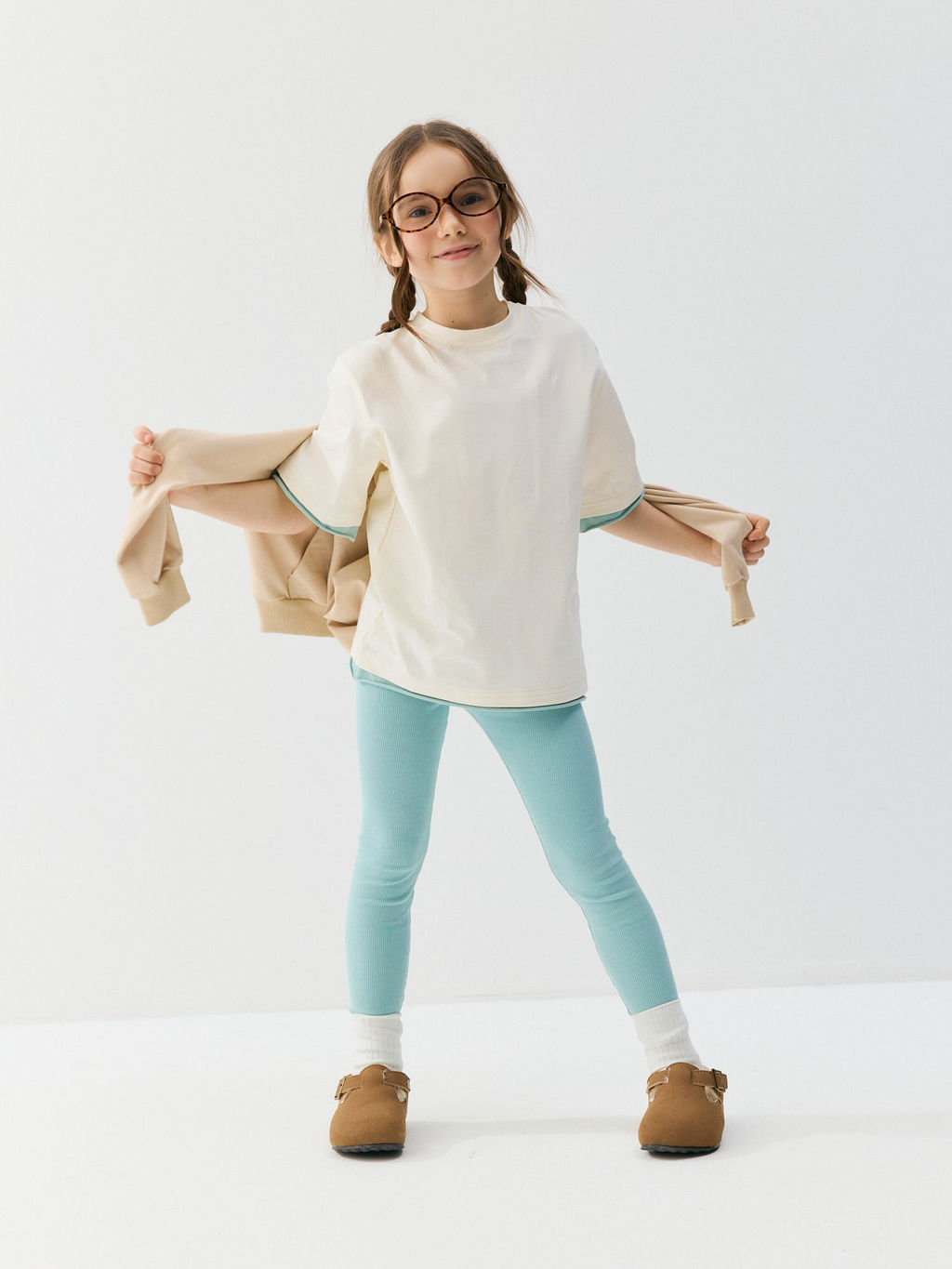 Футболка оверсайз Тофу с контрастной отделкой - Bungly фото 6