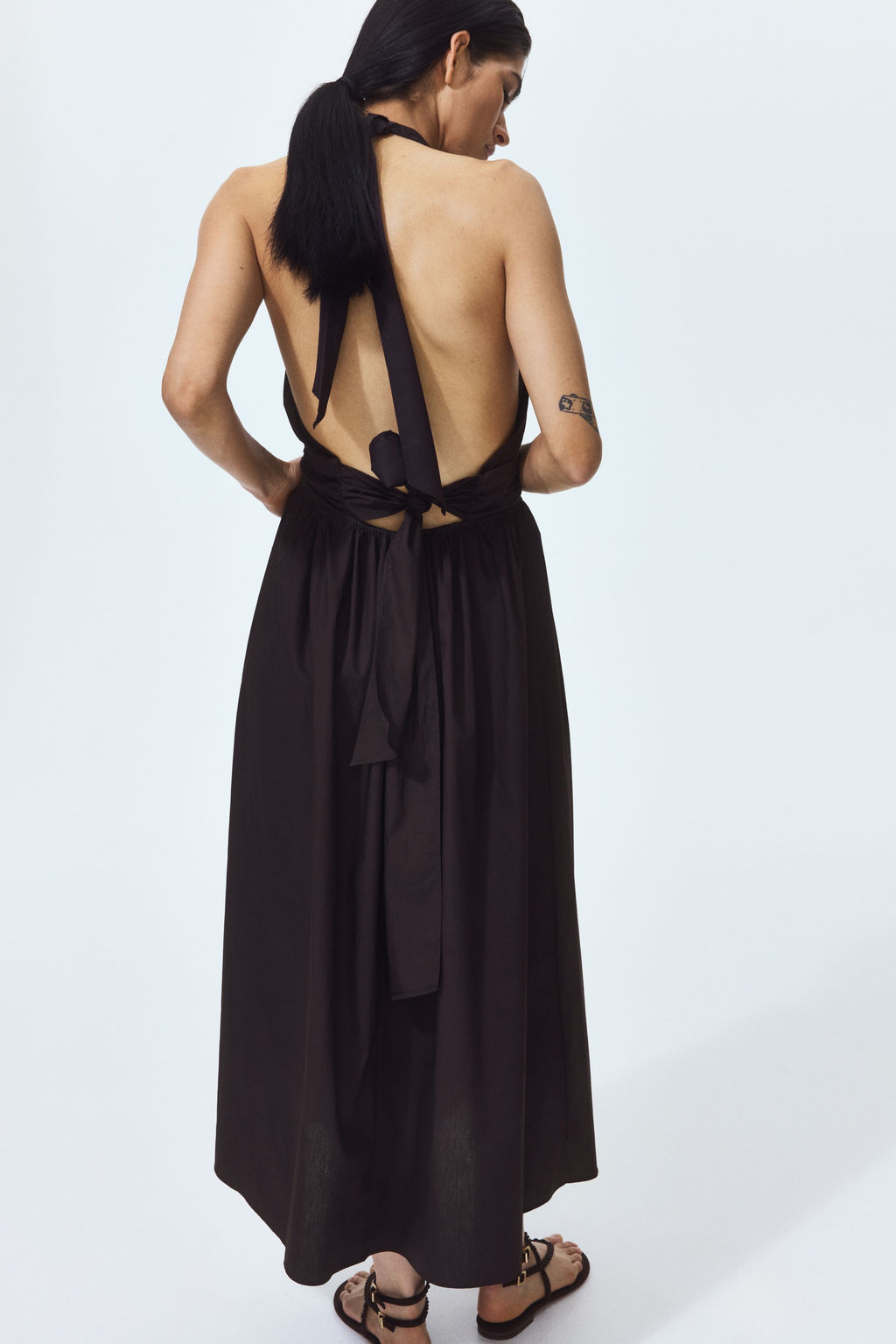 Vestido halter de algod?n - H&m фото 4