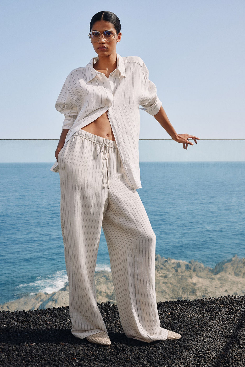 Camisa de lino - H&m фото 3