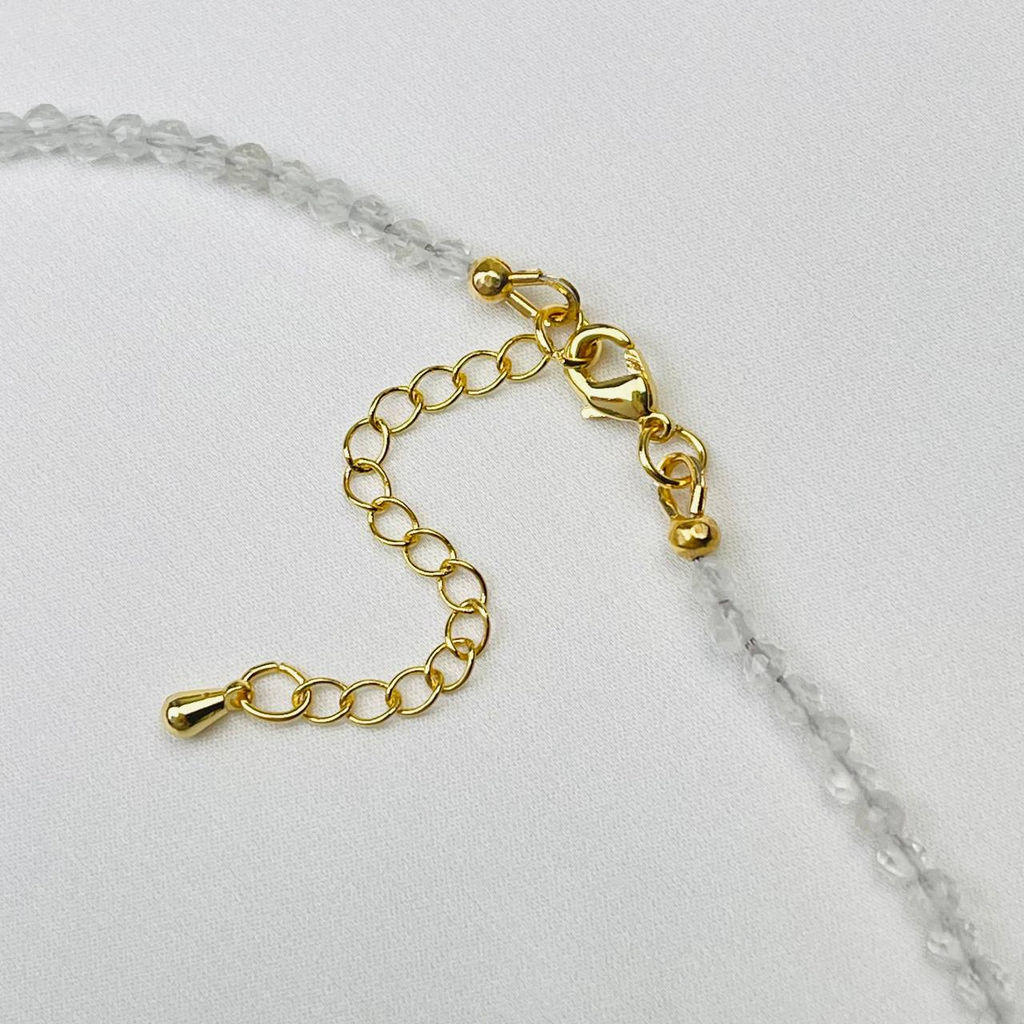 Бусы-Чокер из Горного Хрусталя 38 см +