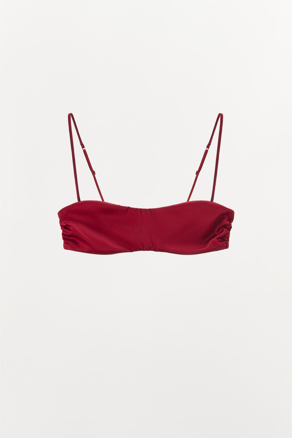 LIMITED EDITION SILK BANDEAU BRALETTE - Zara фото 2