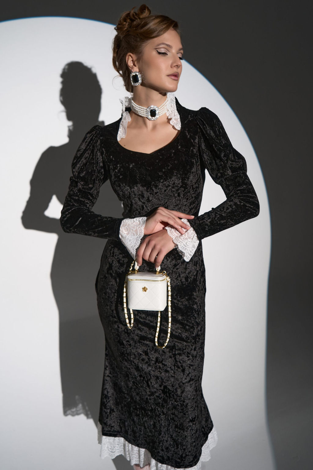 Платье Кэстл (чёрный) - Эльза фото 15