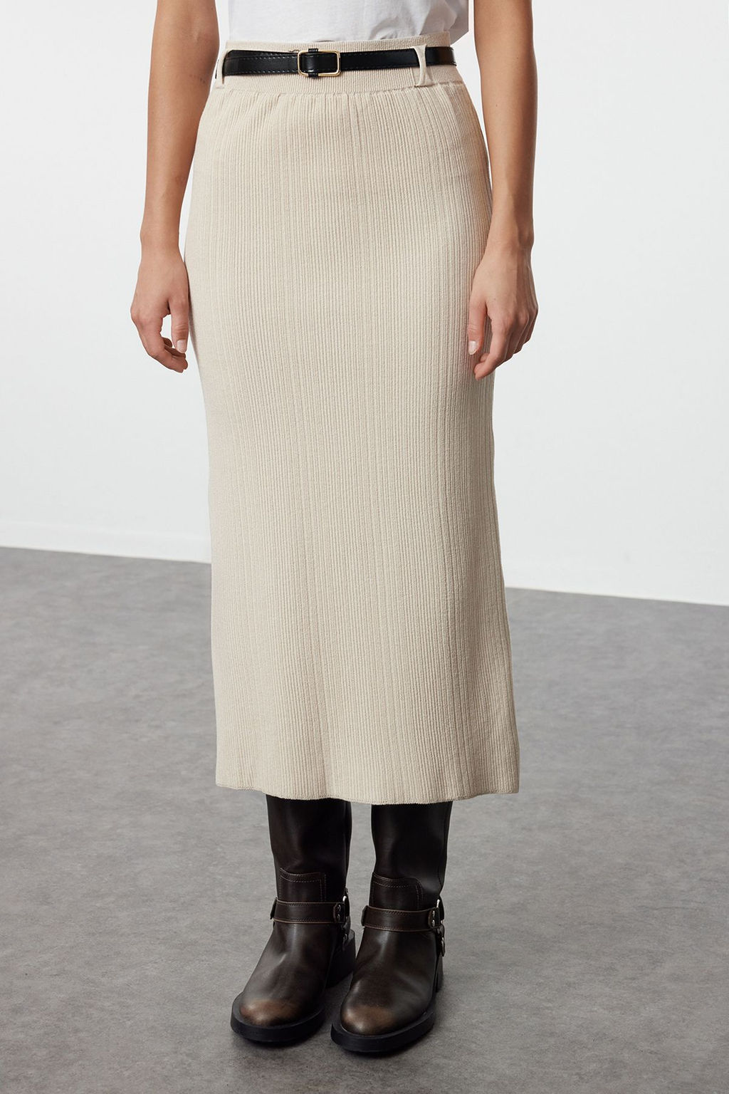 Tas Premium Iplik/Ozel Iplik Triko Etek TWOAW25ET00006 - Trendyolmilla фото 4