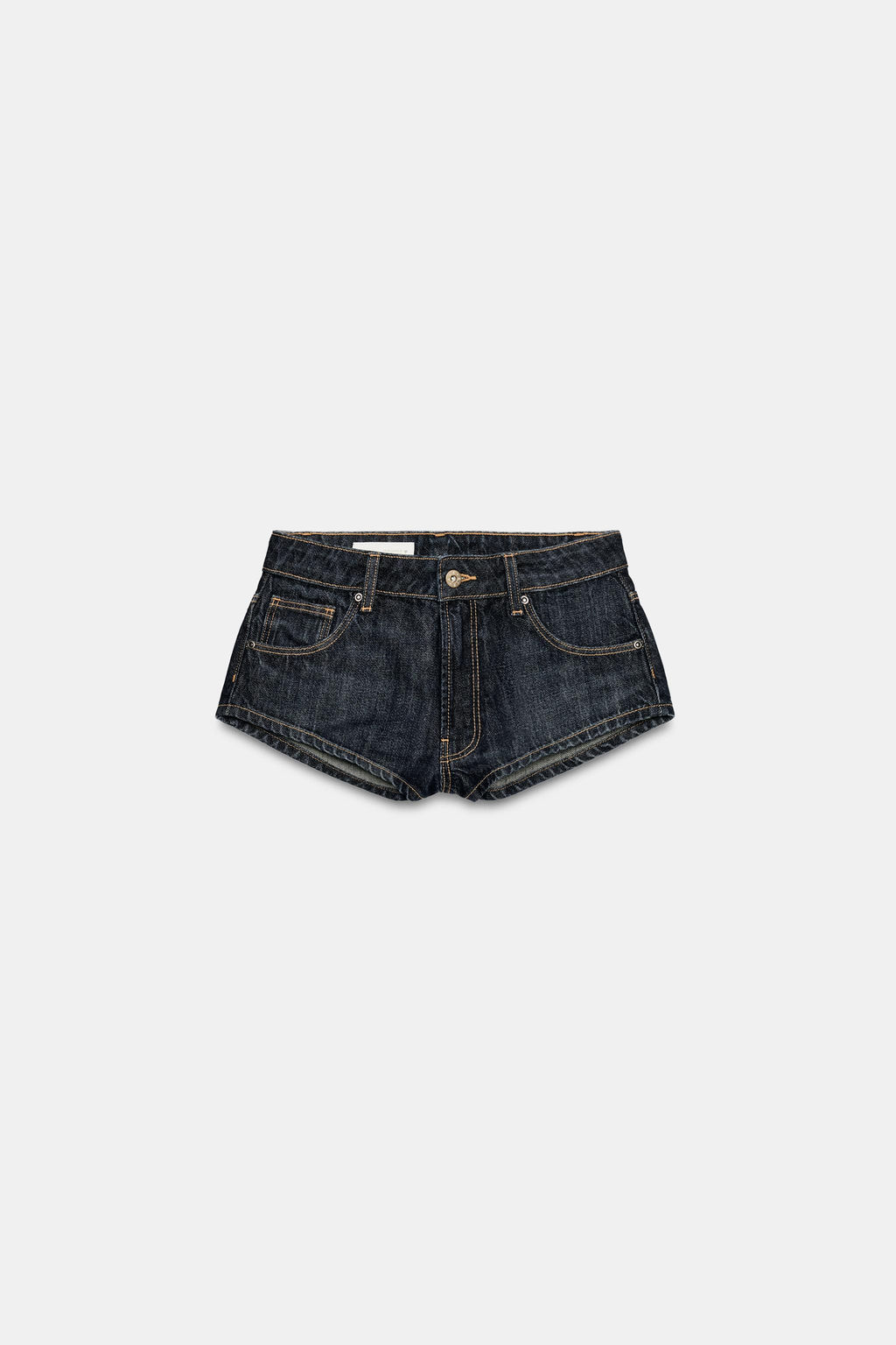 SHORTS MINI DENIM TRF TIRO MEDIO / ?ndigo oscuro