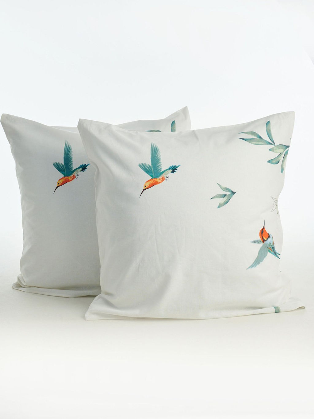 Комплект наволочек бязь - Колибри, цвет белый 50х70