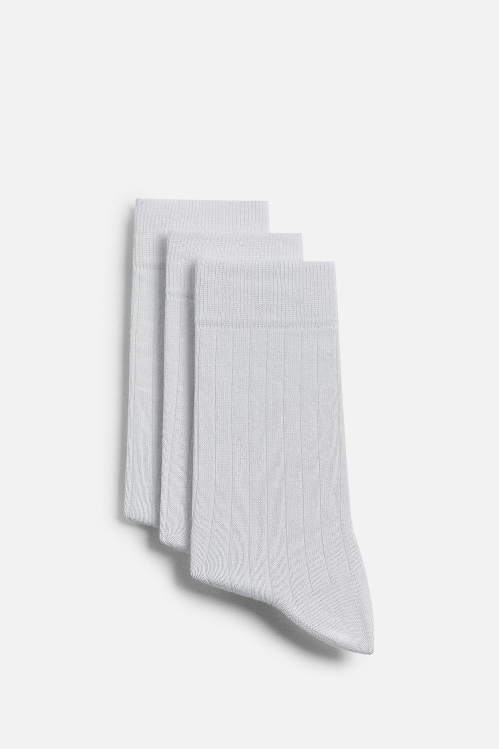 PACK OF 3 TEXTURED SOCKS - Zara фото 4