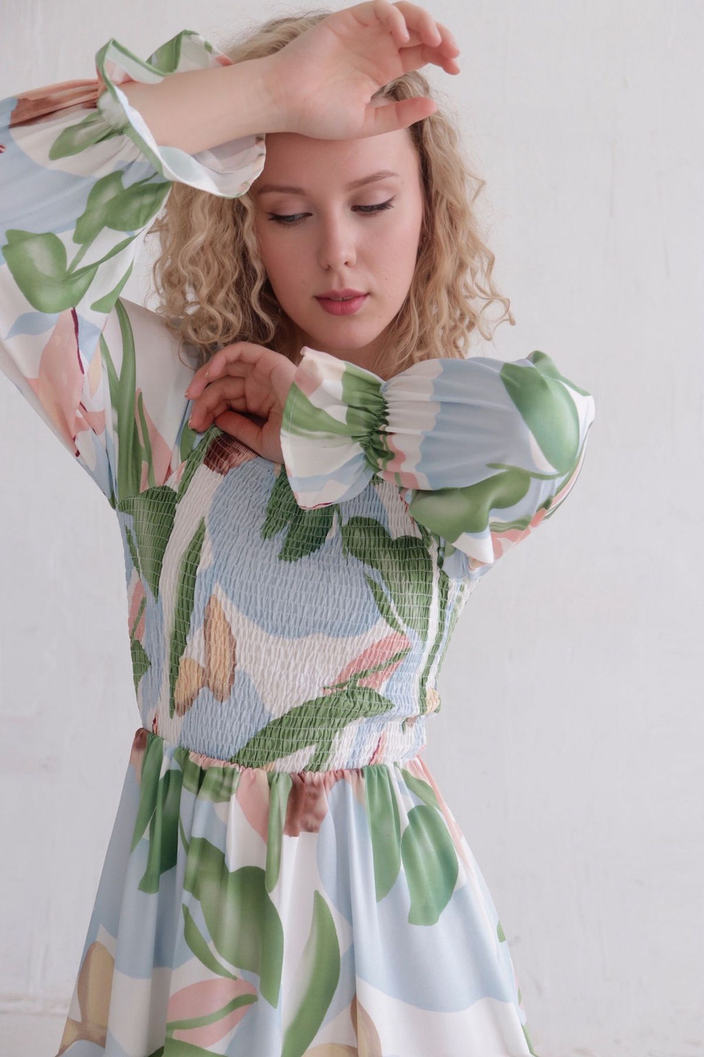 12210 Платье с весенним принтом - Martichelli фото 2