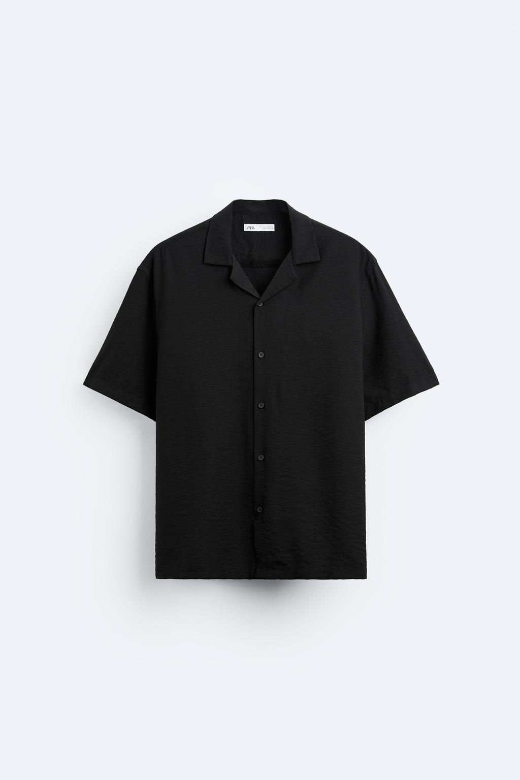 TEXTURED VISCOSE BLEND SHIRT - Zara фото 15