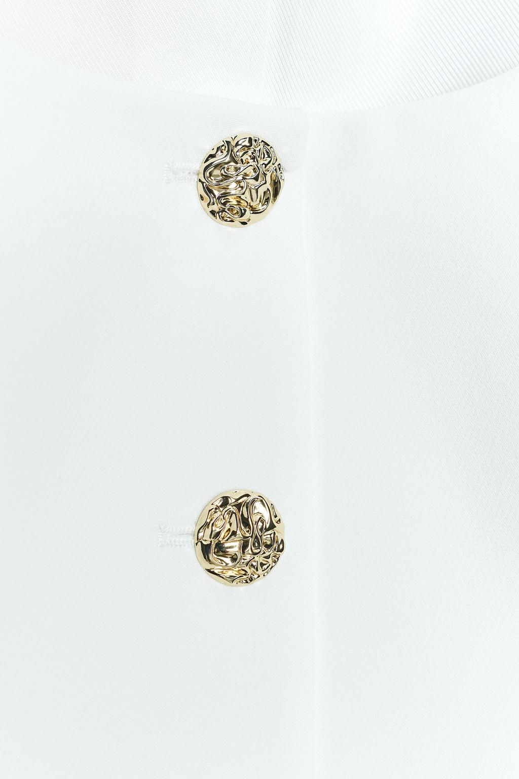 SQUARE NECK SHORT SLEEVE BLAZER - Zara фото 6