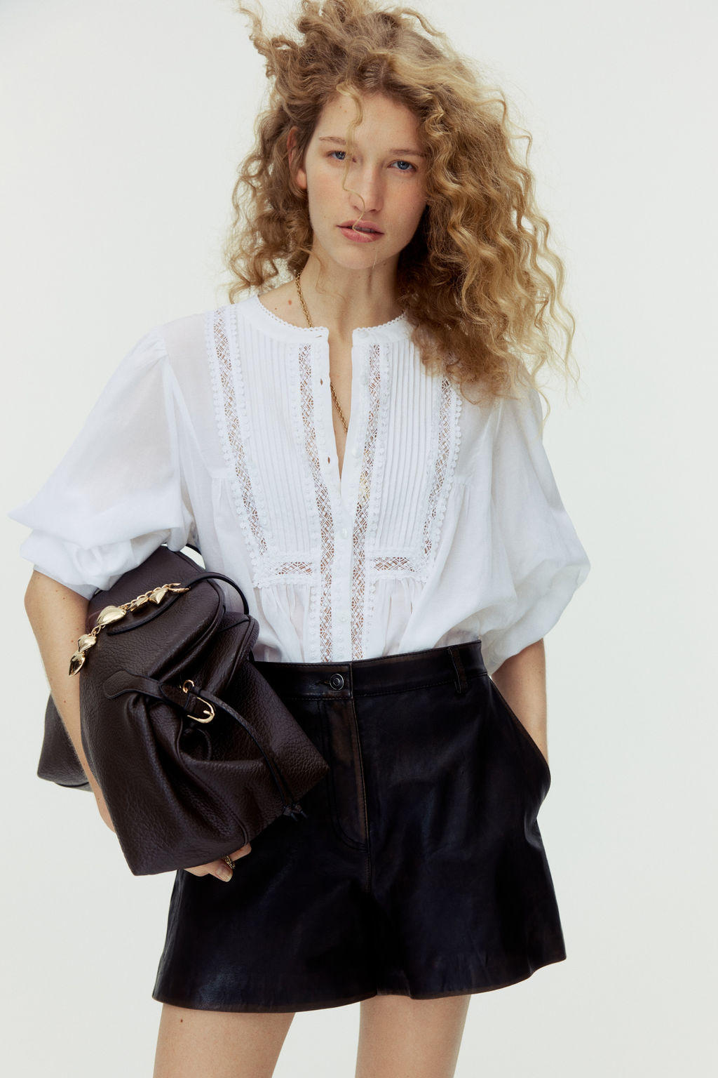 Blusa con jaretas - H&m фото 4