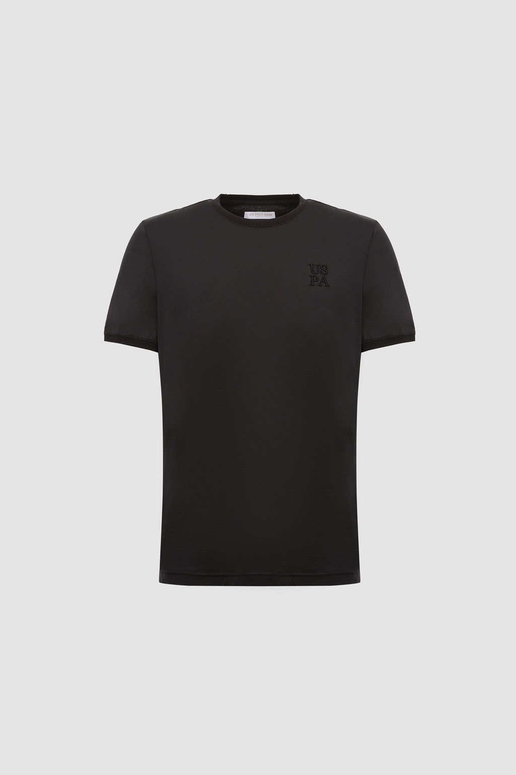 Erkek Siyah Regular Fit Bisiklet Yaka Ti__rt - U.s. polo assn фото 7