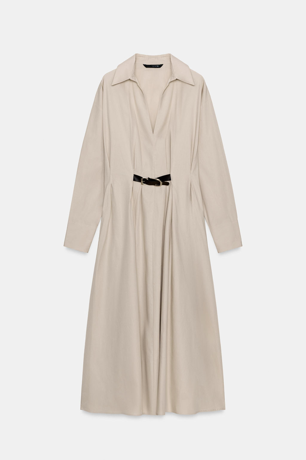 MIDI DRESS WITH BELT - Zara фото 9