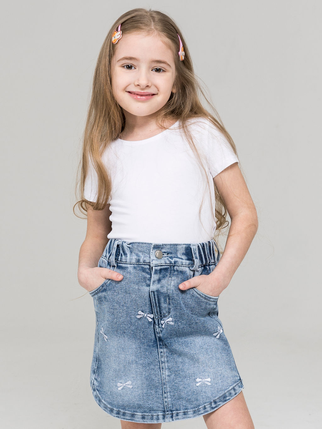 Юбка-шорты для девочек - Синий мир фото 6