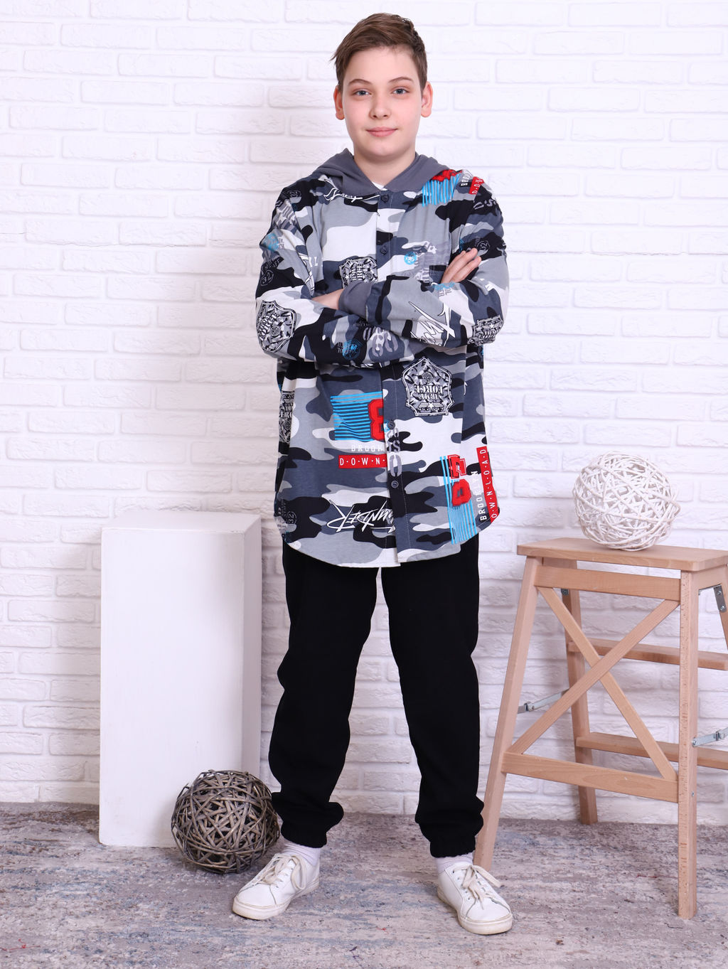 Рубашка для мальчика Свобода Ладошки  фото 15