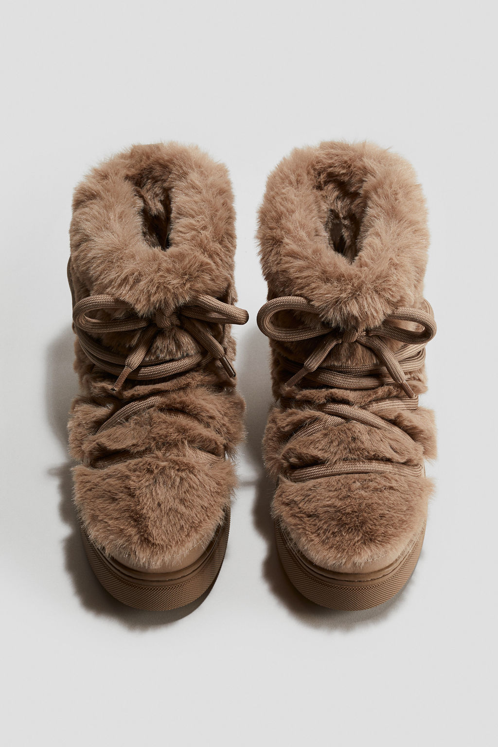 Botas de nieve efecto pelo con forro c?lido - H&m фото 4