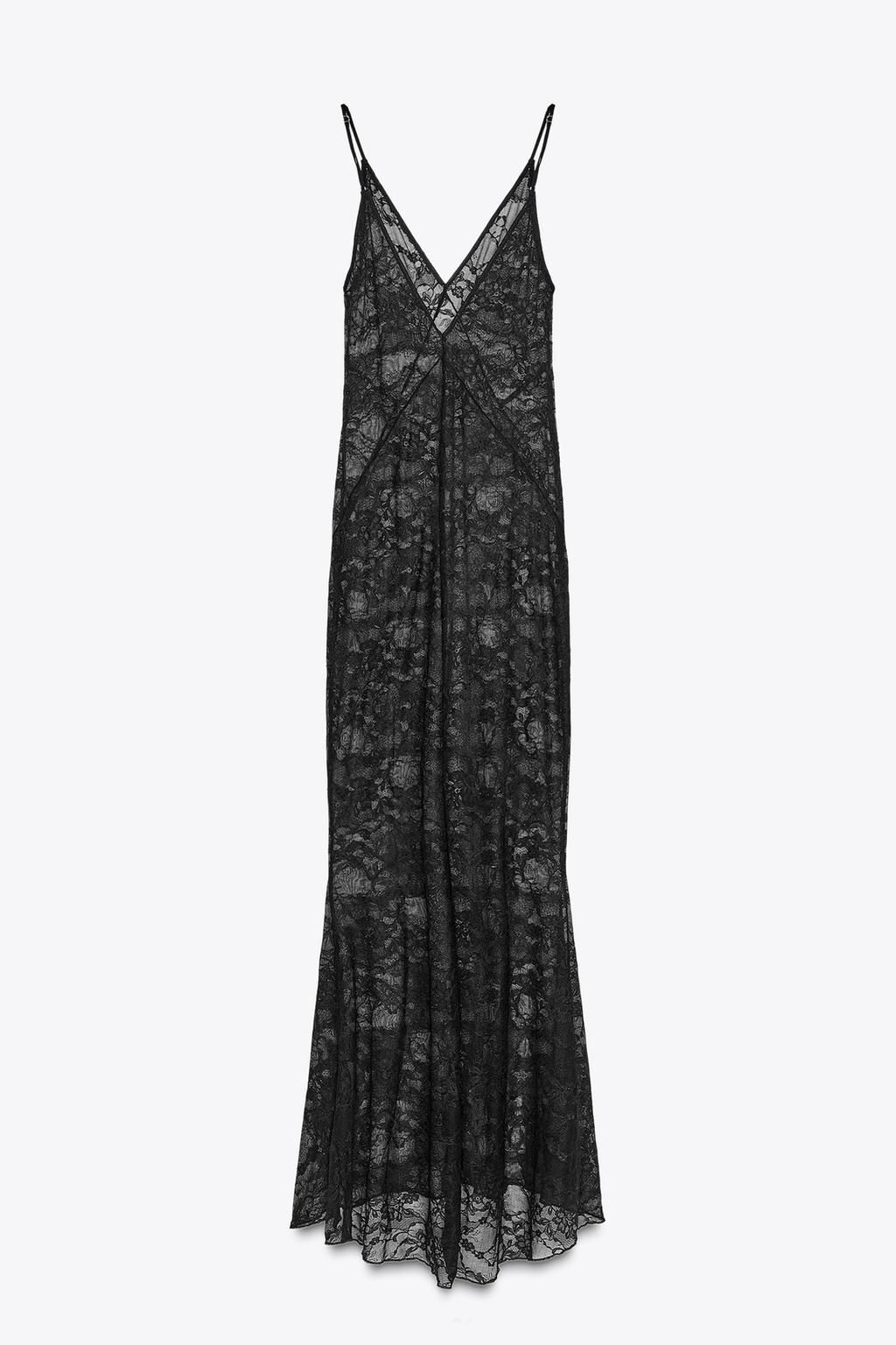 LONG LACE DRESS - Zara фото 8
