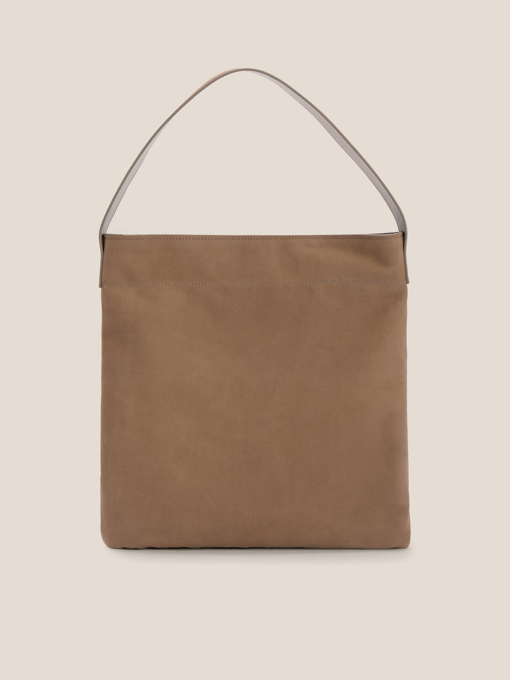 Женский шоппер MAISON DAVID CAROL Артикул 4714981, серо-бежевый  фото 2