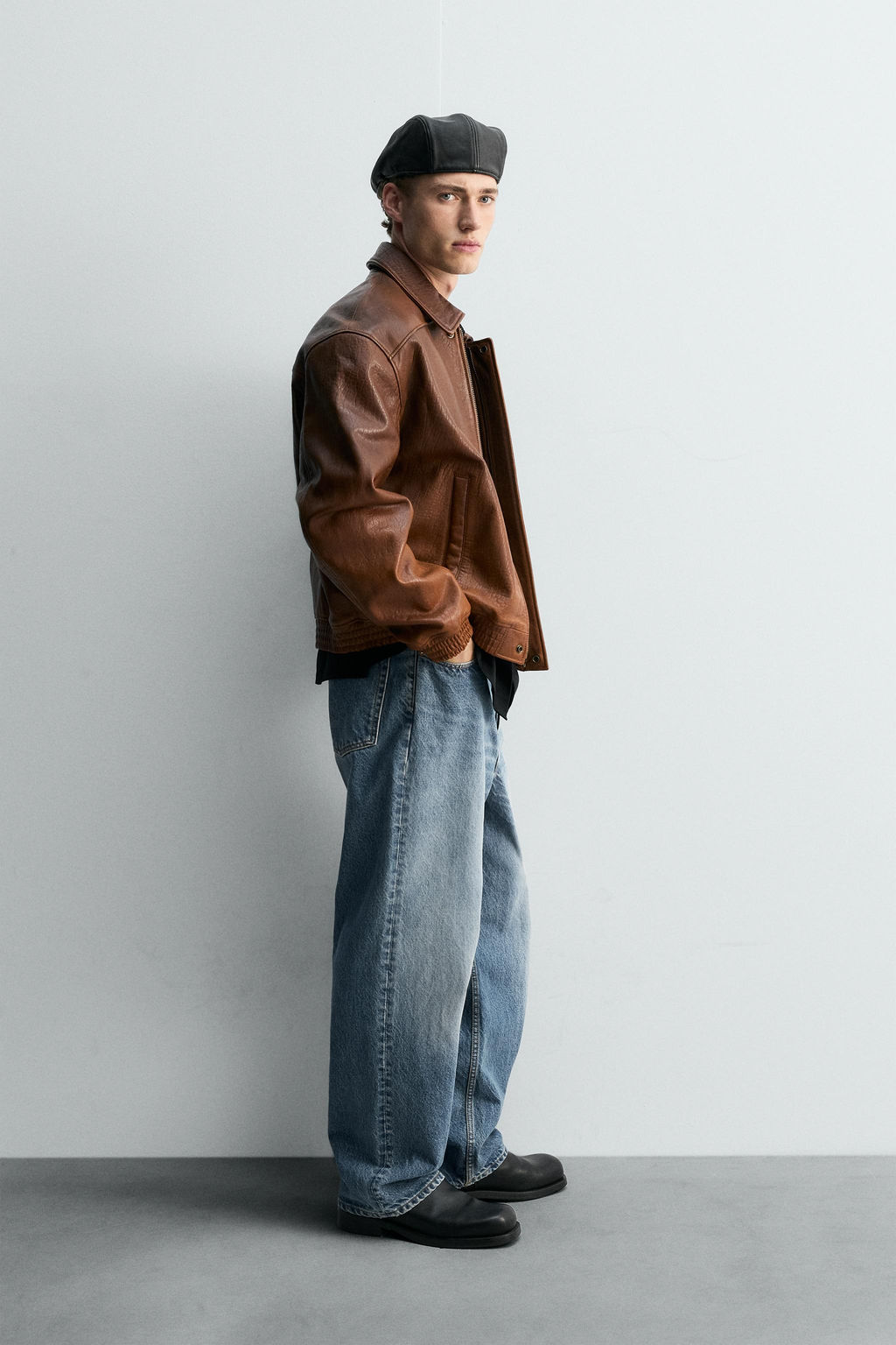 RELAXED STRAIGHT-LEG LIMITED EDITION JEANS - Zara фото 4