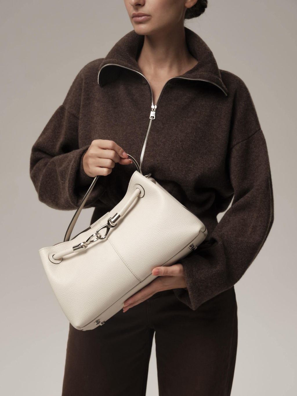 Сумка Ties DBR 31185 светлый крем  фото 7