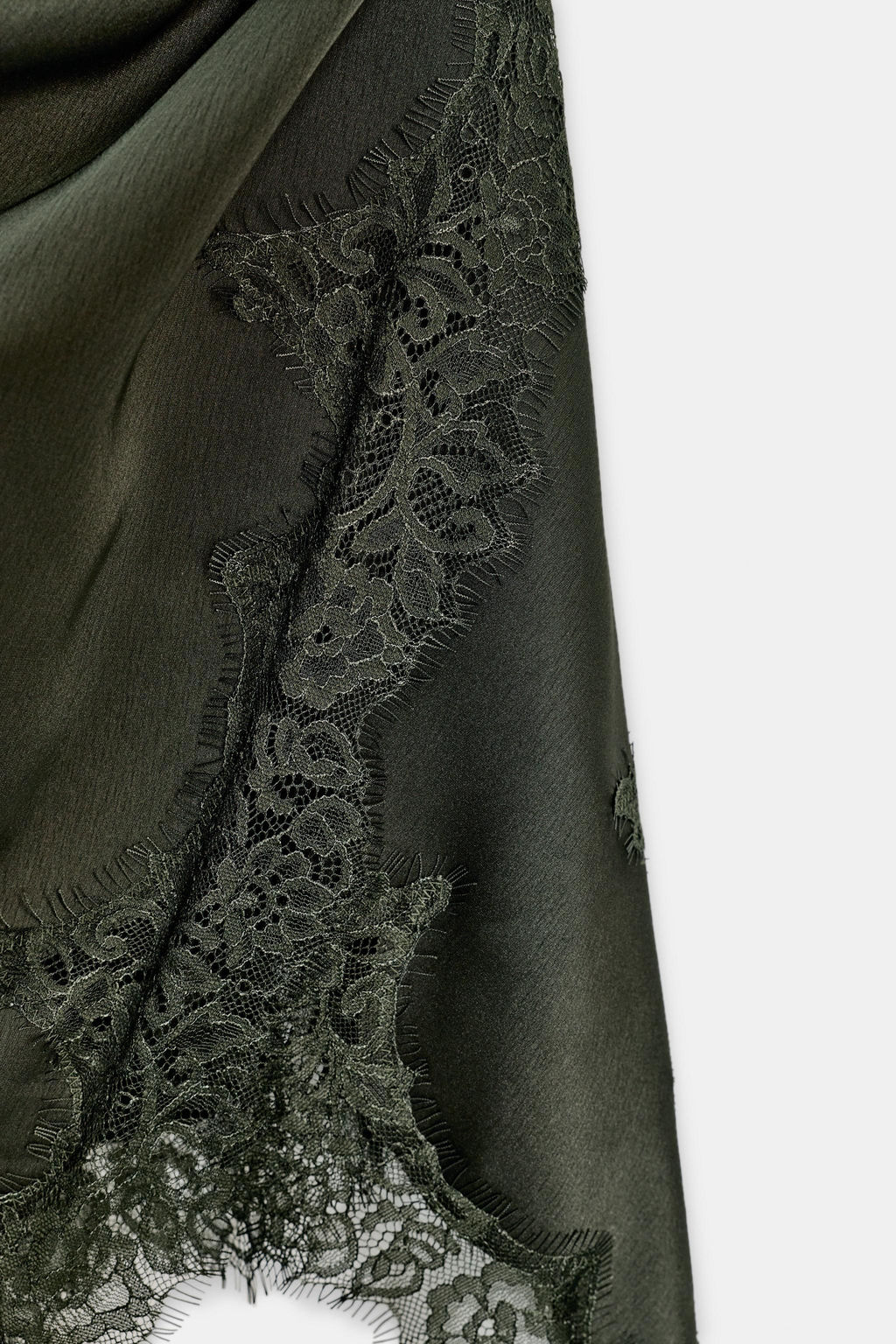 ZW COLLECTION LACE-TRIMMED CAMISOLE TOP - Zara фото 6