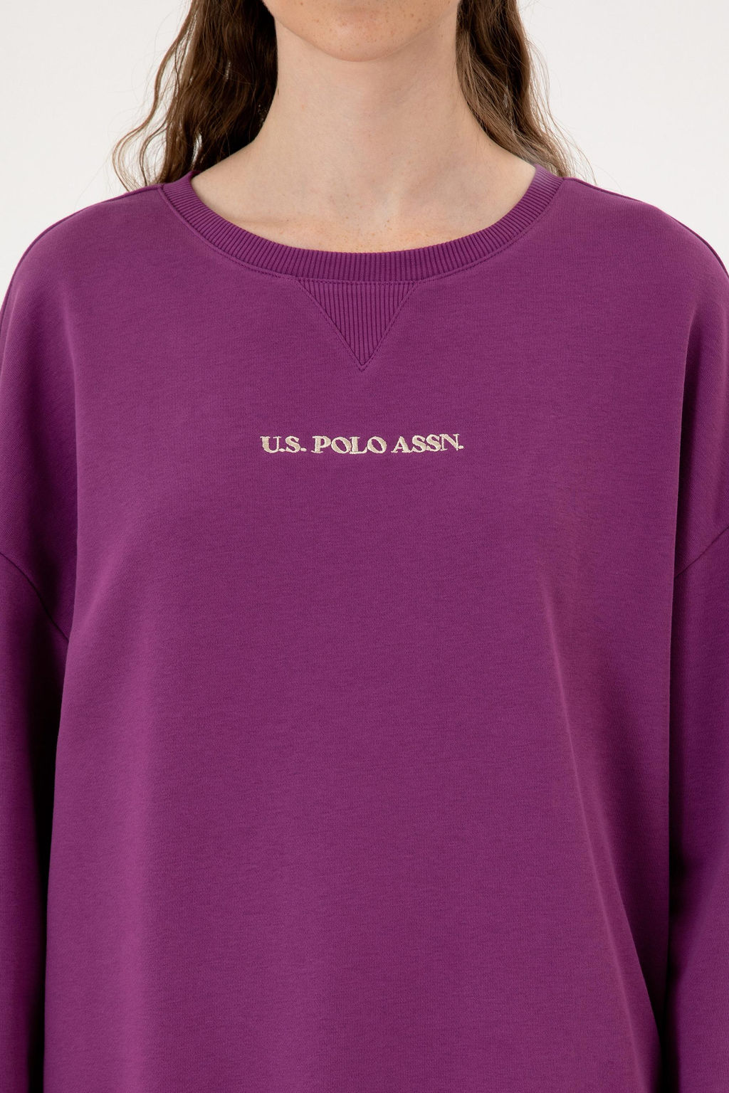 Kad_n Menek_e Sweatshirt Sepette S_rpriz _ndirim - U.s. polo assn фото 6