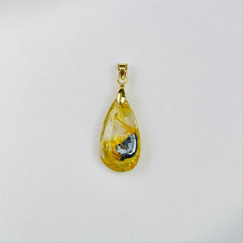 Кулон из Рутилового кварца (Волосатик)