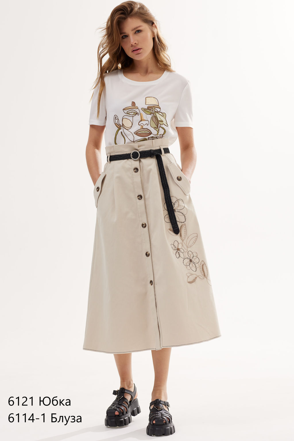 6121 Юбка - Niv niv fashion фото 3