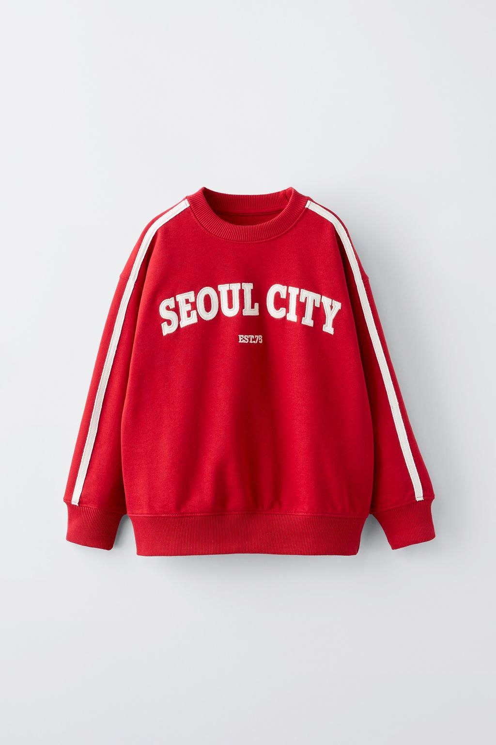 PLUSH HOODIE WITH SLOGAN - Zara фото 2