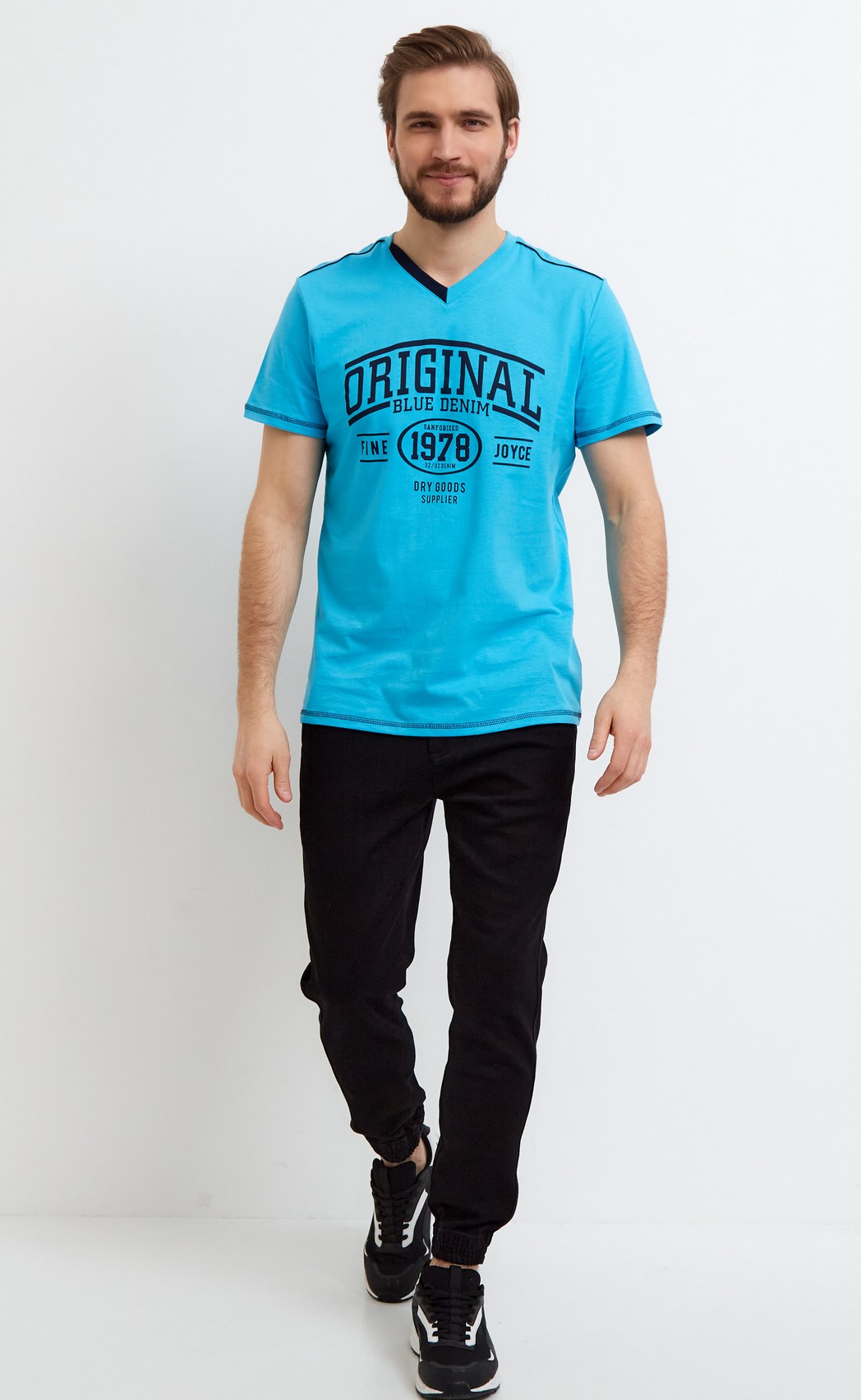 Футболка F911-06-310 turquoise - Fine joyce фото 2