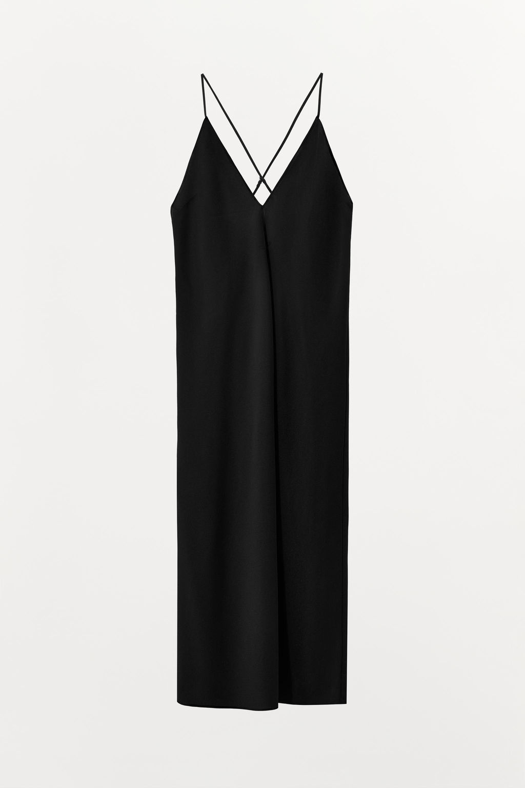 VESTIDO FORRO TIRANTES MULTIPOSICI?N / Negro - Zara фото 5