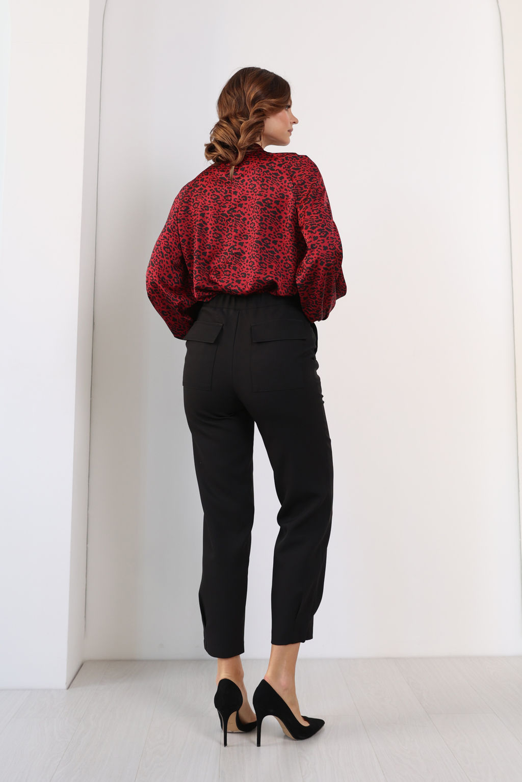 Брюки миди с карманами - Looklikecat фото 3