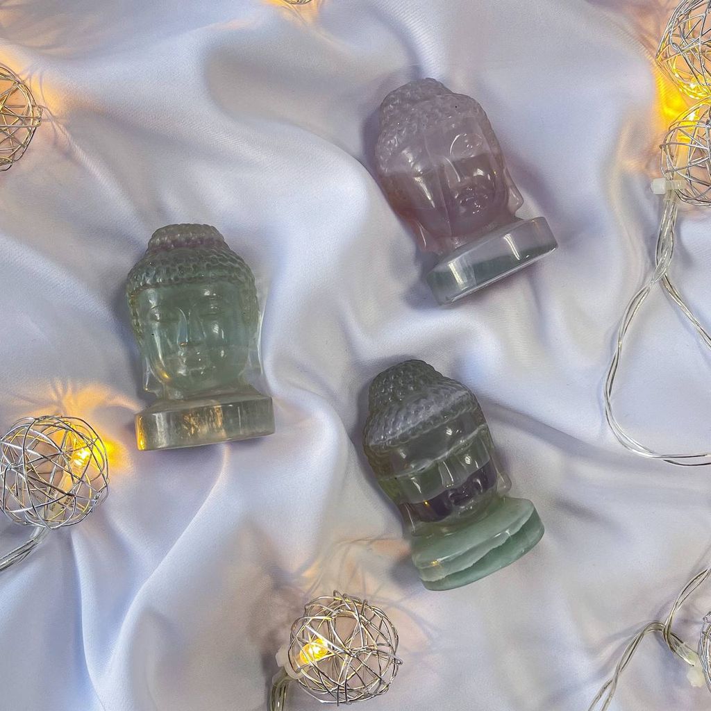 Будда из Флюорита - Радуга самоцветов фото 2