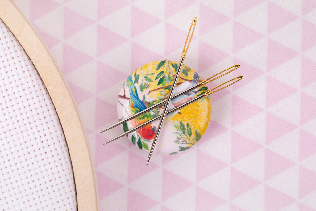 Иглы для шитья ручные Gamma N-366 гобеленовые №22 25 шт. в конверте острые