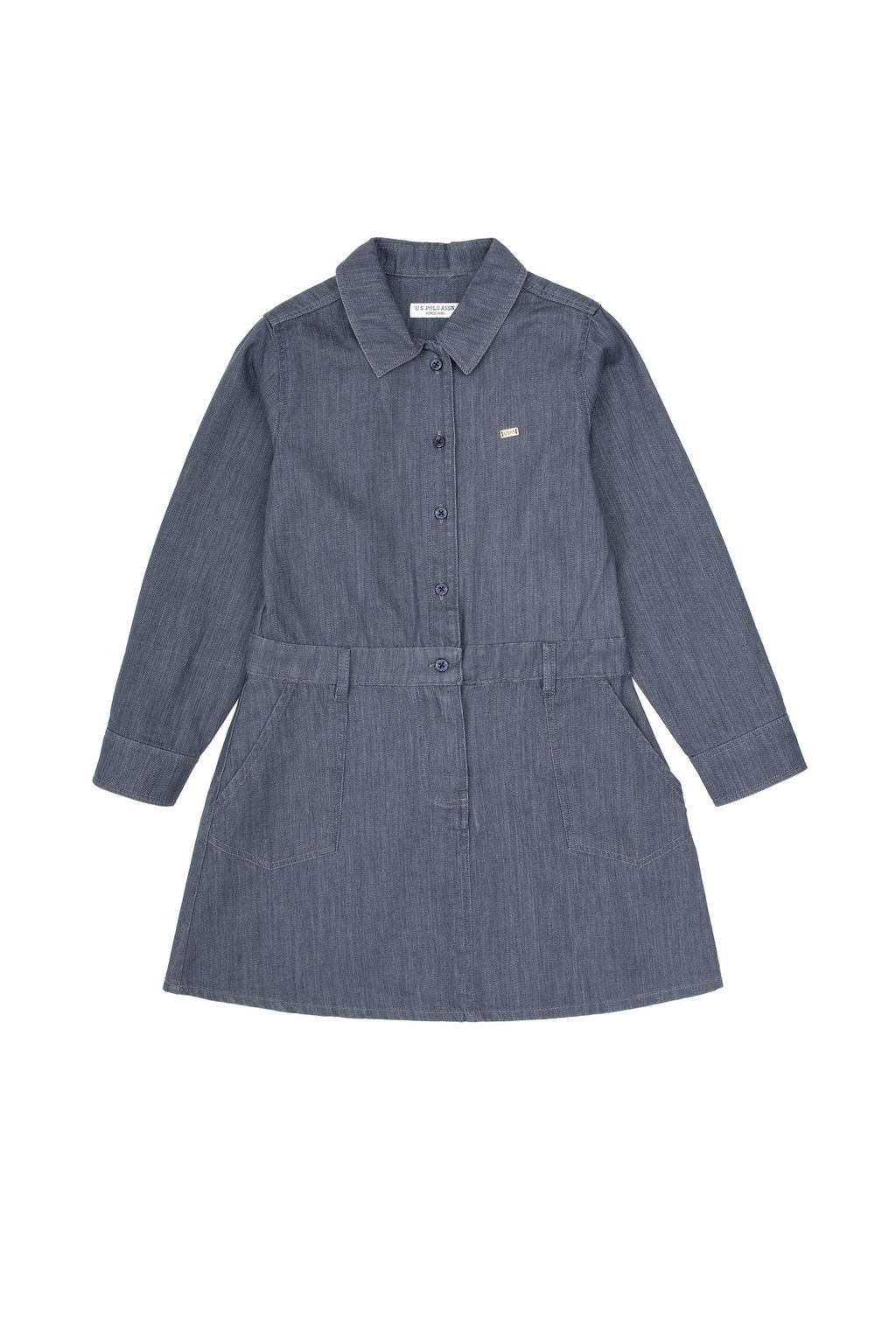 K_z _ocuk Siyah Dokuma Elbise