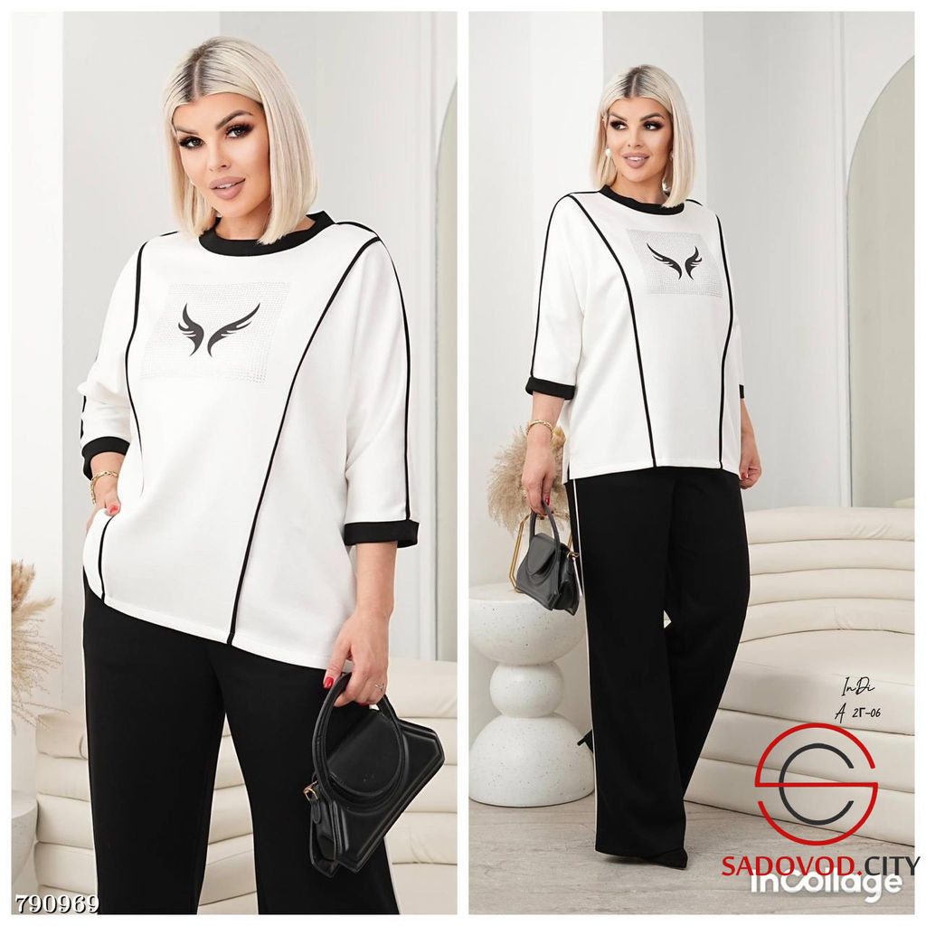 Женский брючный костюм двойка - Bruno фото 3