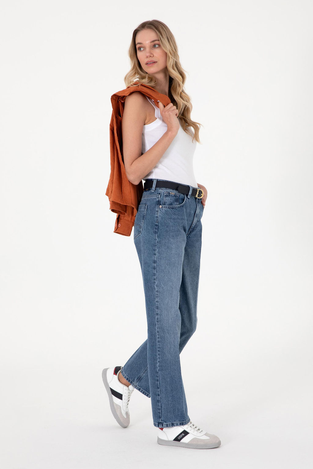 Kad_n A__k Mavi Jean Pantolon Sepette S_rpriz _ndirim - U.s. polo assn фото 3