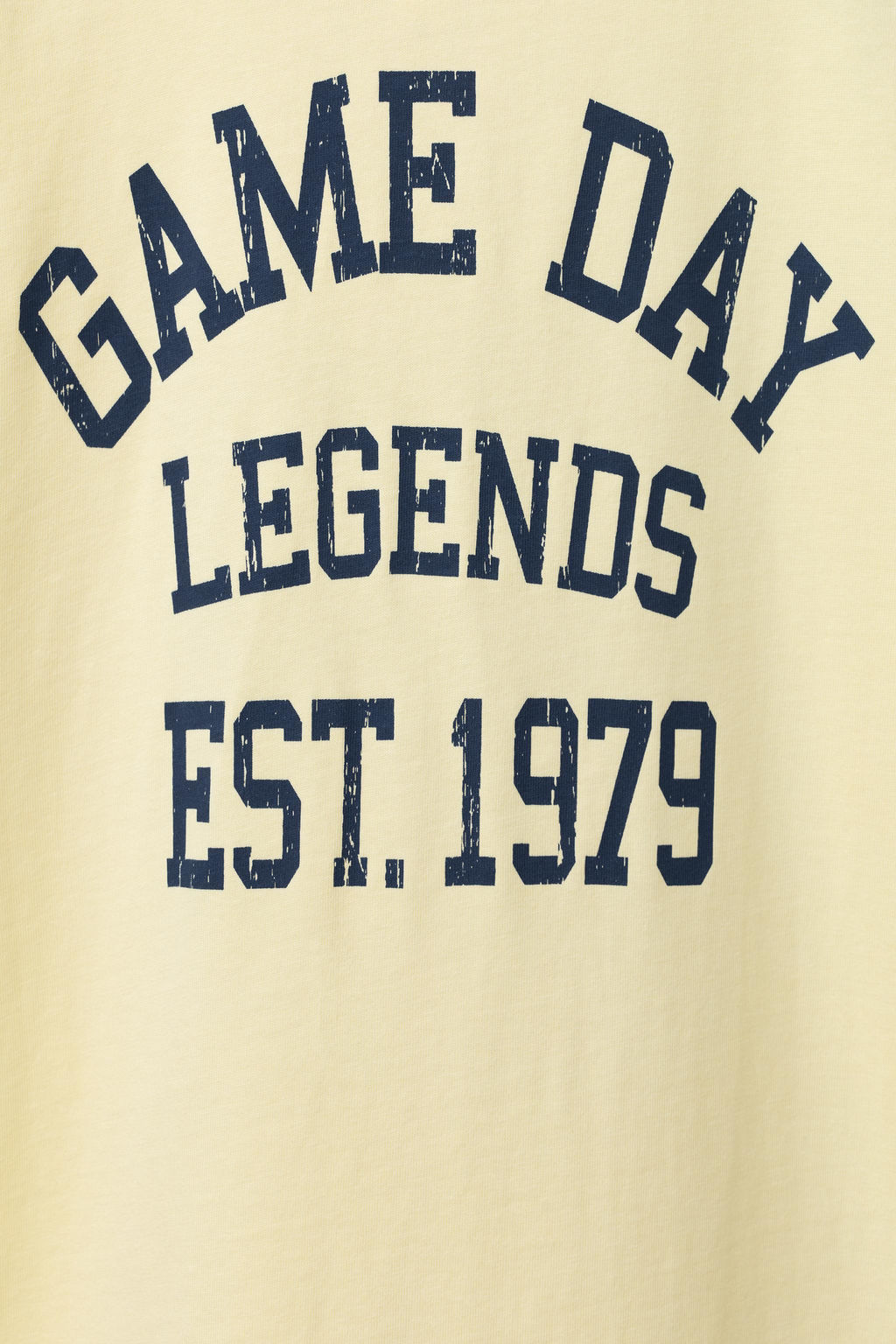 CAMISETA TEXTO JOGGING / Amarillo - Zara фото 4