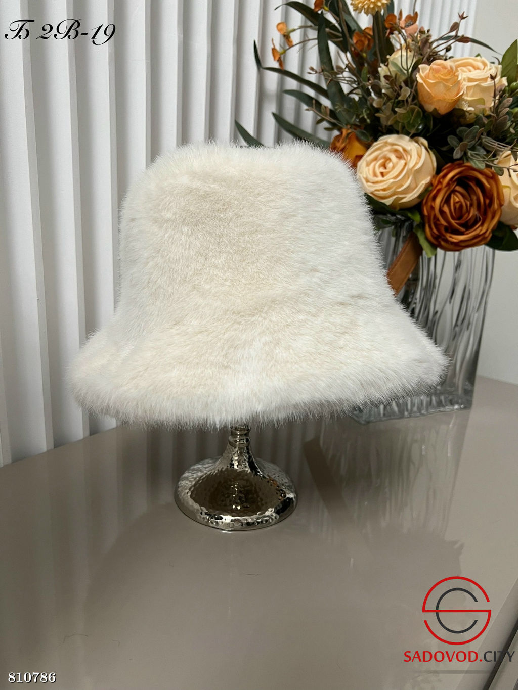 Меховая панама женская - Bruno фото 3